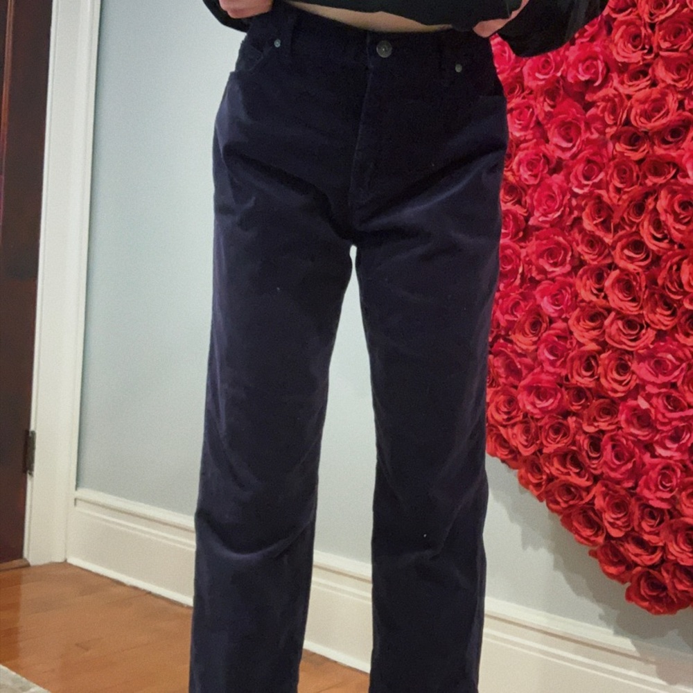purple corduroy pants